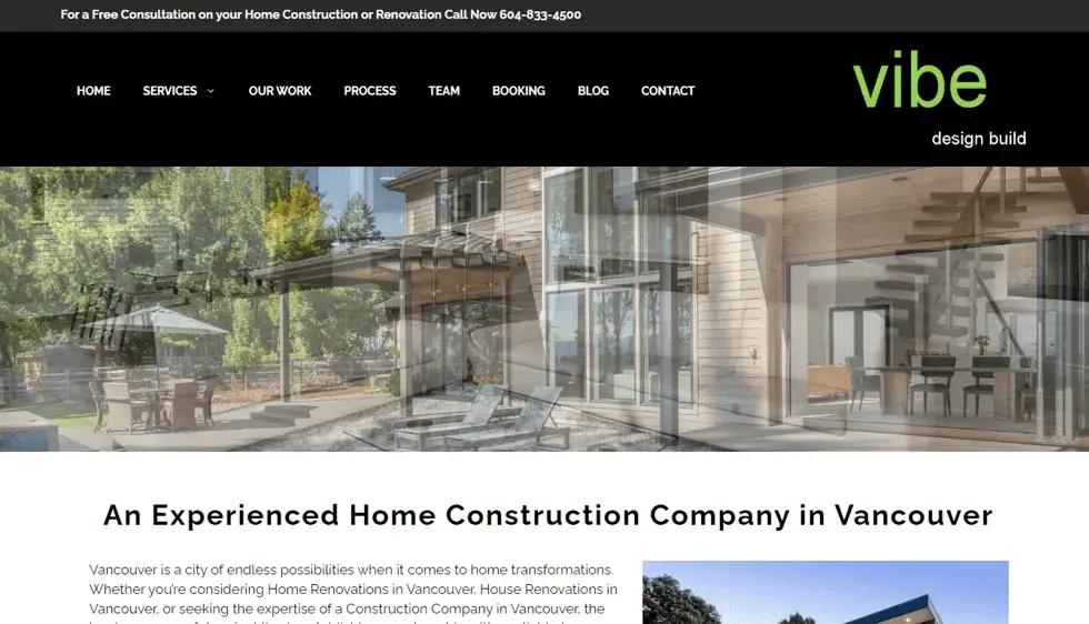 Vibe Design Build project screenshot
